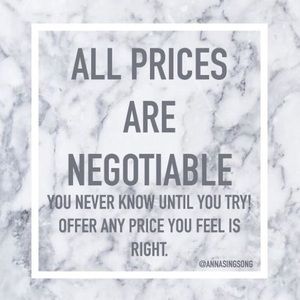 All reasonable offers considered!!